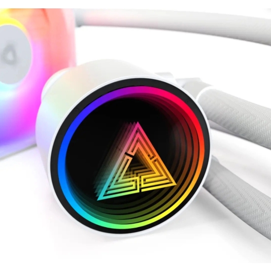 Chłodzenie wodne Montech LightFlow ARGB 360 White zestaw AIO